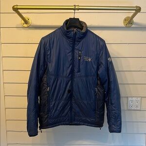 Mountain Hardwear Blue insulated Performance Jacket